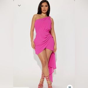 Raquel Mini Dress - Magenta
